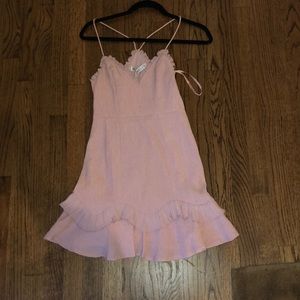 Hello Molly “Scorpio Season Dress Blush”